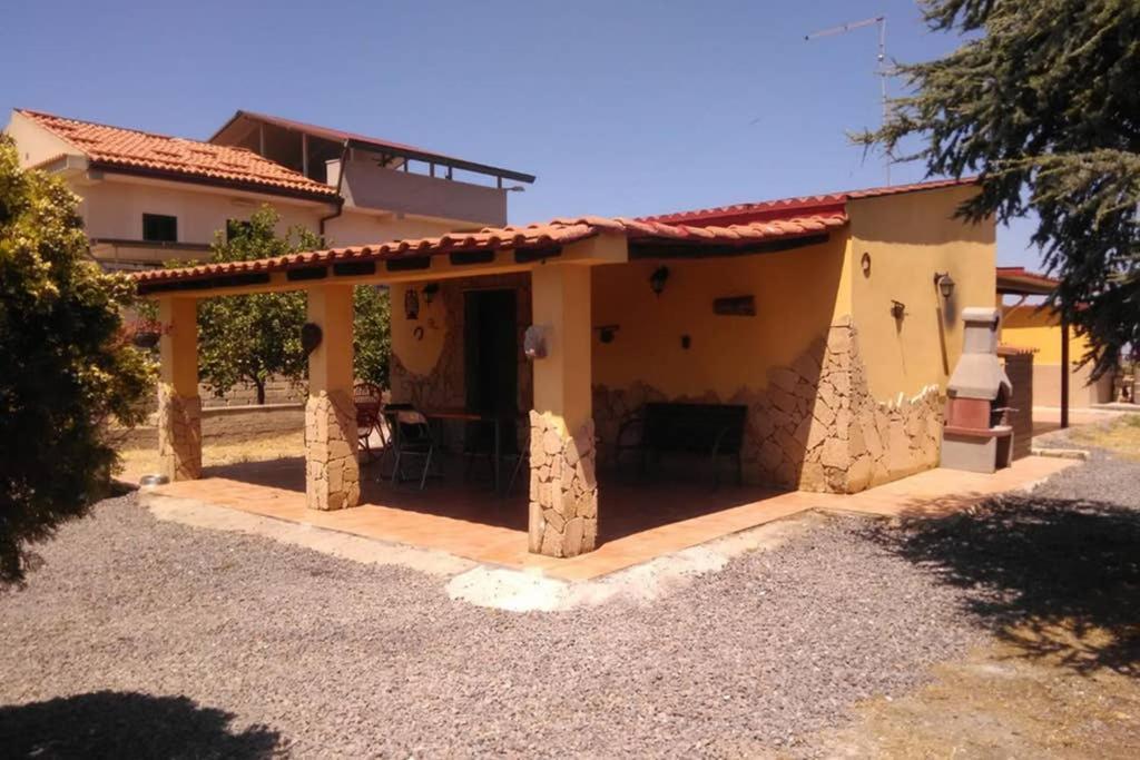 Villa Emma Con Panorama Etna A 10 Minuti Dal Mare 伦蒂尼 外观 照片
